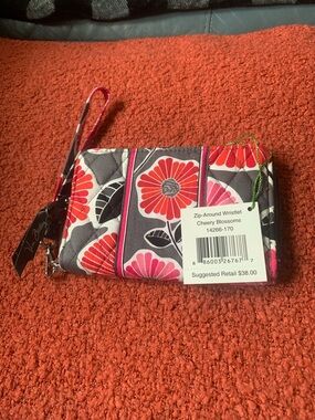 Vera Bradley’s Four-Piece Set in Cherry Blossoms 14266-170, Brand New